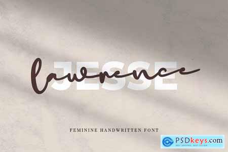 lovely beige - feminine handwritten font