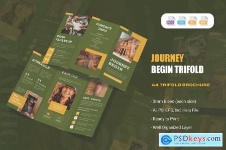Journey Begin Trifold Brochure 6VAXGWB