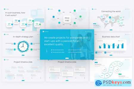 Cubelight Business PowerPoint Template 28JUVPM