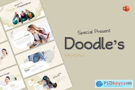 Doodle Creative PowerPoint Template SVNBYKY