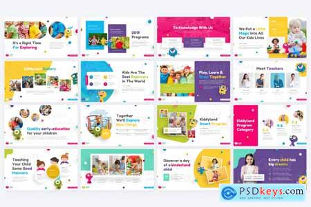 Kiddyland Education-Kids PowerPoint Template ZCQKP6H