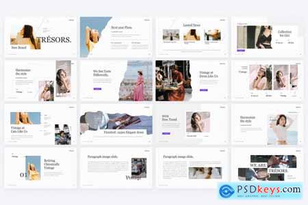 Tresors Fashion PowerPoint Template C5P9MGF