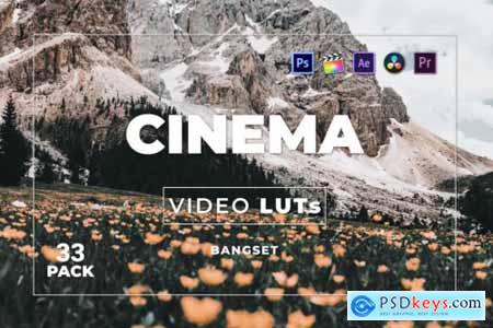 Bangset Cinema Pack 33 Video LUTs