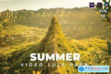 Summer Pack Video LUTs Vol.10