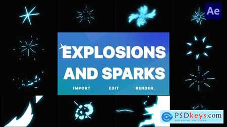 Explosions and Sparks Pack - After Effects 33693737