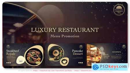 Luxury Restaurant Menu 33705799
