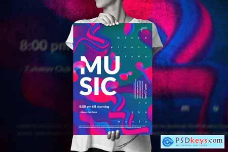 Art Music Event - Big Poster Design 8N45Z3V