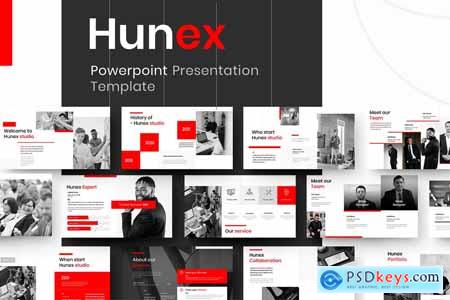 Hunex  Business PowerPoint Template LJKXDSF