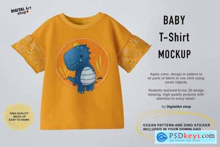 Baby T-shirt Mock Up 6381073