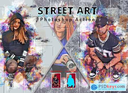 Street Art Photoshop Action 6464321