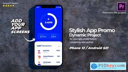 Stylish Mobile App Promo App Demonstration Video 3d Mobile Mockup Premiere Pro 33672763