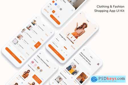Clothing & Fashion Shopping App UI Kit XAPFK25