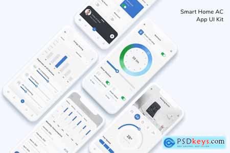 Smart Home AC App UI Kit CQC3TKQ
