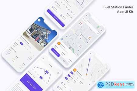 Fuel Station Finder App UI Kit