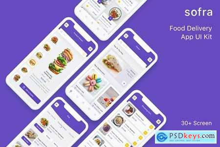 Sofra - Food Delivery App UI Kit
