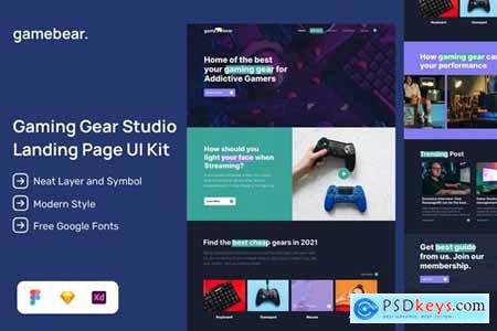 Gaming Gear Studio App UI Kit