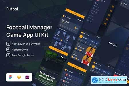 Football Manager App UI Kit