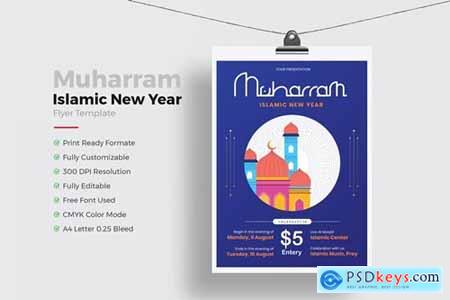 Islamic New Year Flyer Template