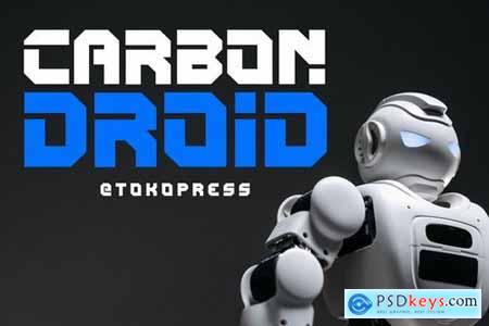 CARBON DROID - Techno Font