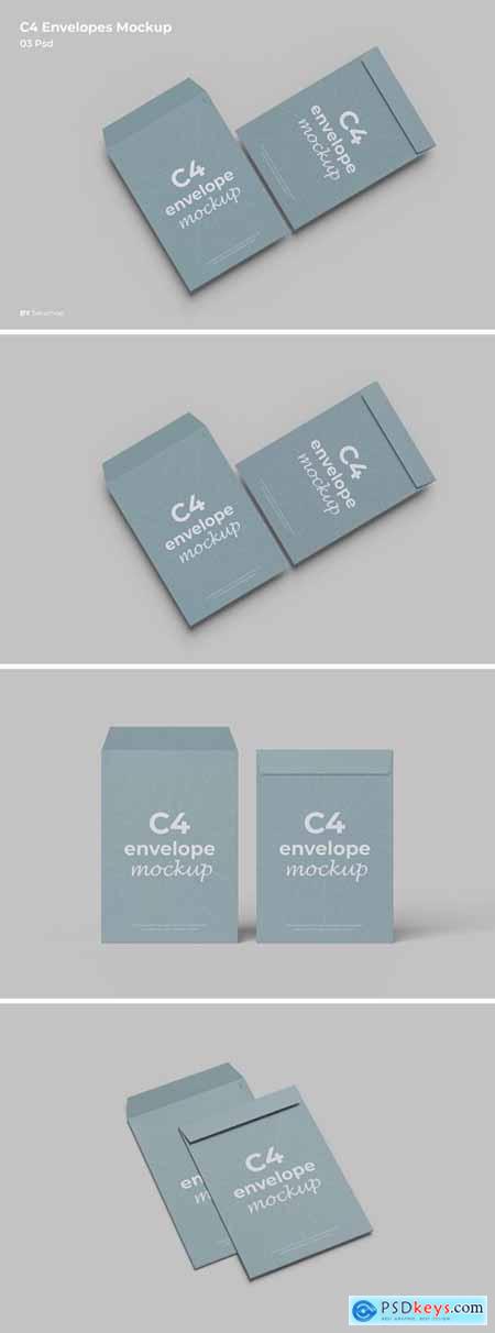 C4 Envelopes Mockup