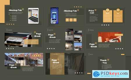 Home Improvement Powerpoint, Keynote and Google Slides Template