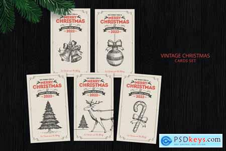Vintage Christmas Cards CM8CBK3