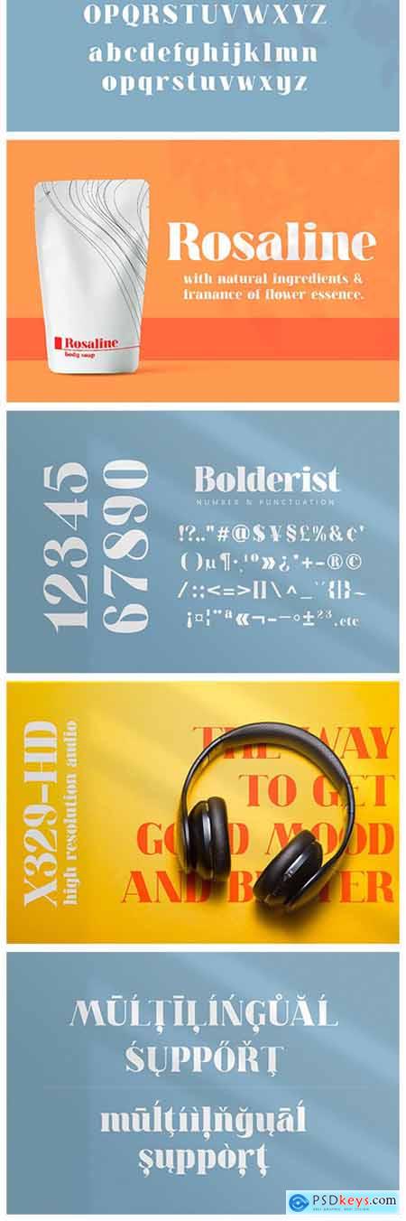 Bolderist - Elegant Bold Font 6331089