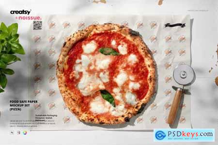 Food Safe Paper Mockup (pizza) 6418450