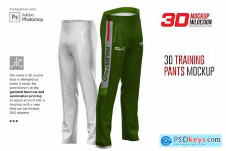3D Training Pants Mockup 6365884