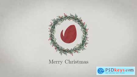 Christmas Wreath Logo 22991247