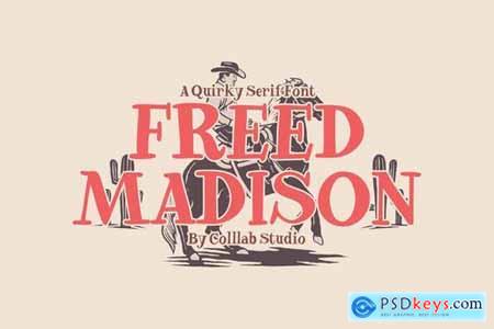 Freed Madison - A Quirky and Playful Serif