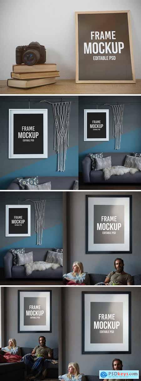 Home Picture Frame Mockup Set