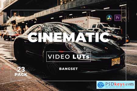 Bangset Cinematic Pack 23 Video LUTs VDEP4ET