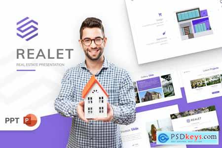 Realet Real Estate PowerPoint Template NNMPA8L