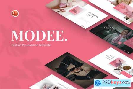 Modee Fashion PowerPoint Template AZDT5U7