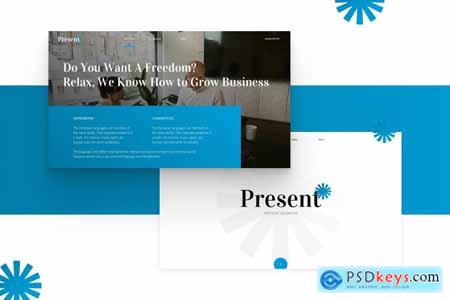 Present Business PowerPoint Template NXCSUPV