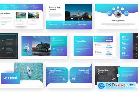 Tripse Travel & Adventure PowerPoint Template 7UX4A3P