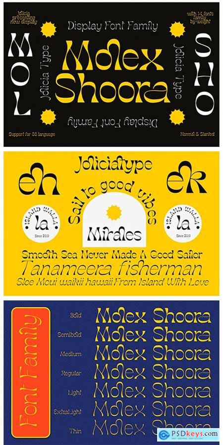 Molex Shoora - Reverse Contrast Font 6396222
