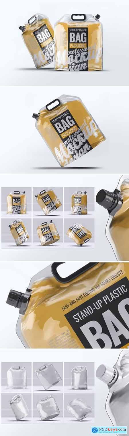 Stand-up Plastic Packaging Bag Mock-Up 33769838