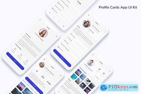 Profile Cards App UI Kit