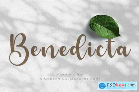 Benedicta- A Modern Calligraphy Font