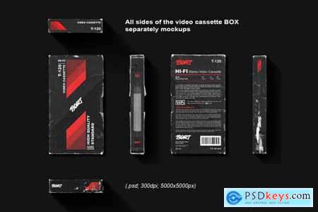 OLD VHS video cassette mockup pack 6473293