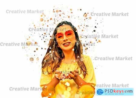 Paint Splatter Photoshop Action 6475081