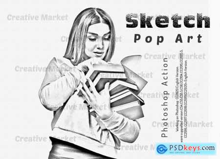 Sketch Pop Art PS Action 6497428