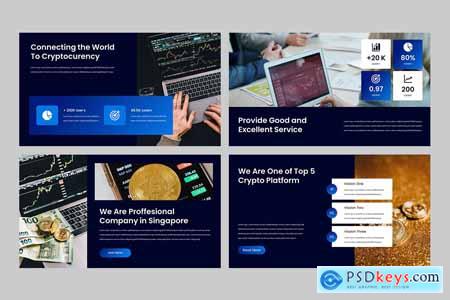 CRYPTON - Cryptocurrency Powerpoint, Keynote and Google Slides Template