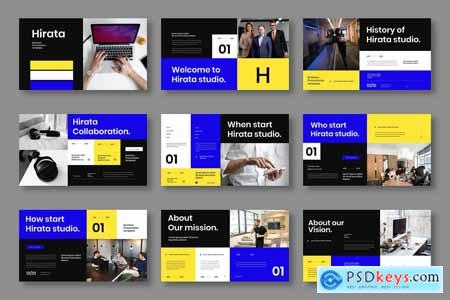 Hirata - Business Powerpoint, Keynote and Google Slides Template