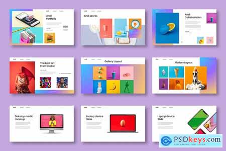 Andi - Business Powerpoint, Keynote and Google Slides Template