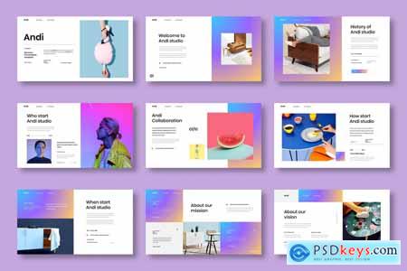 Andi - Business Powerpoint, Keynote and Google Slides Template