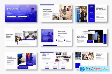 Eduard  Business Powerpoint, Keynote and Google Slides Template