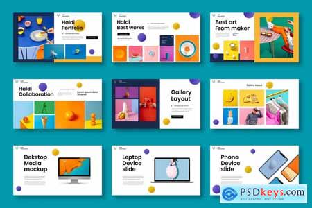 Haldi - Business Powerpoint, Keynote and Google Slides Template